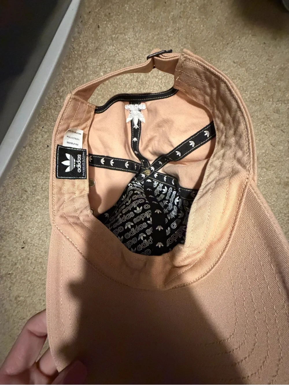 adidas Pink Trefoil Baseball Cap - Dusty Rose